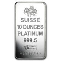 10 oz Gold Credit Suisse+ 10 oz Platinum PAMP Suisse - Bullion Mart