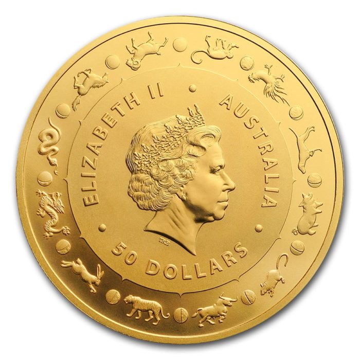 2017 Rooster Gold Combo - 1 oz + 1/2 oz + 1/10 oz + 1/20 oz - Image 5