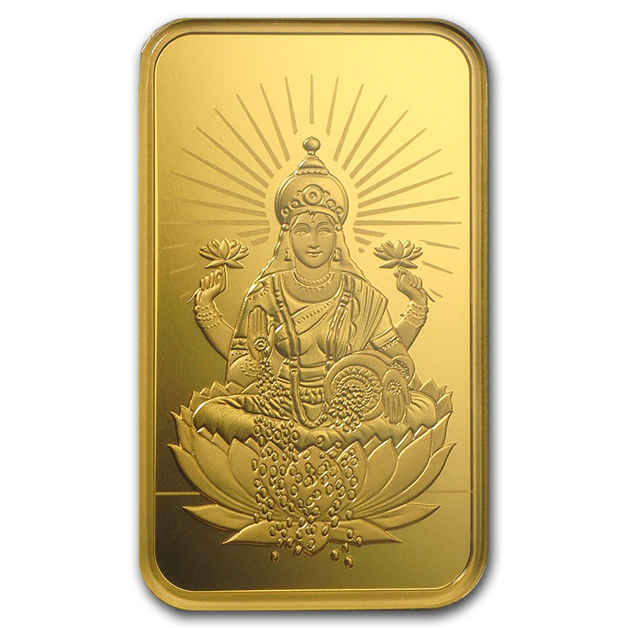 Lakshmi- PAMP Suisse with Assay Card-1ounce Gold Bar-BU - Image 5