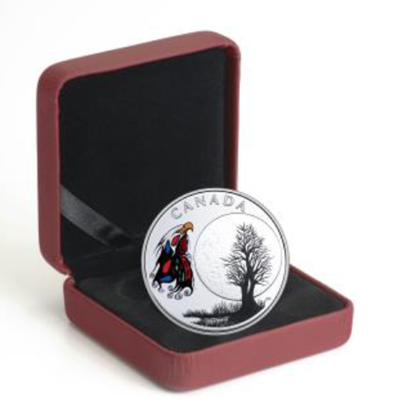 2018 $3 FINE SILVER COIN - THE THIRTEEN TEACHINGS FROM GRANDMOTHER MOON: SPIRIT MOON - Image 3