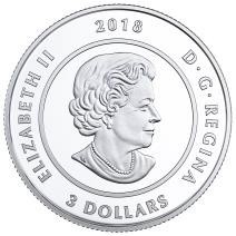 2018 $3 FINE SILVER COIN - THE THIRTEEN TEACHINGS FROM GRANDMOTHER MOON: BEAR MOON - Image 2