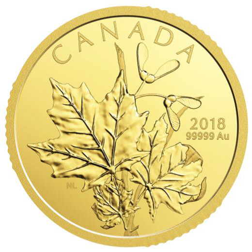 2018 2018 $200 PURE GOLD 2-COIN SET ENCHANTING MAPLE LEAVES