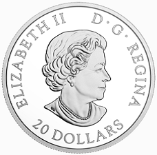 2018 $20 FINE SILVER COIN FROZEN IN ICE – WOOLLY MAMMOTH - Image 3