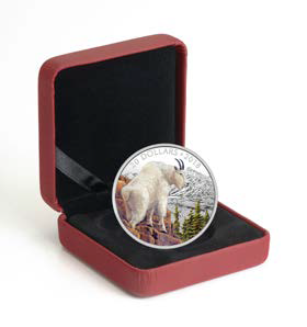 2018 $20 FINE SILVER COIN MAJESTIC WILDLIFE: METTLESOME MOUNTAIN