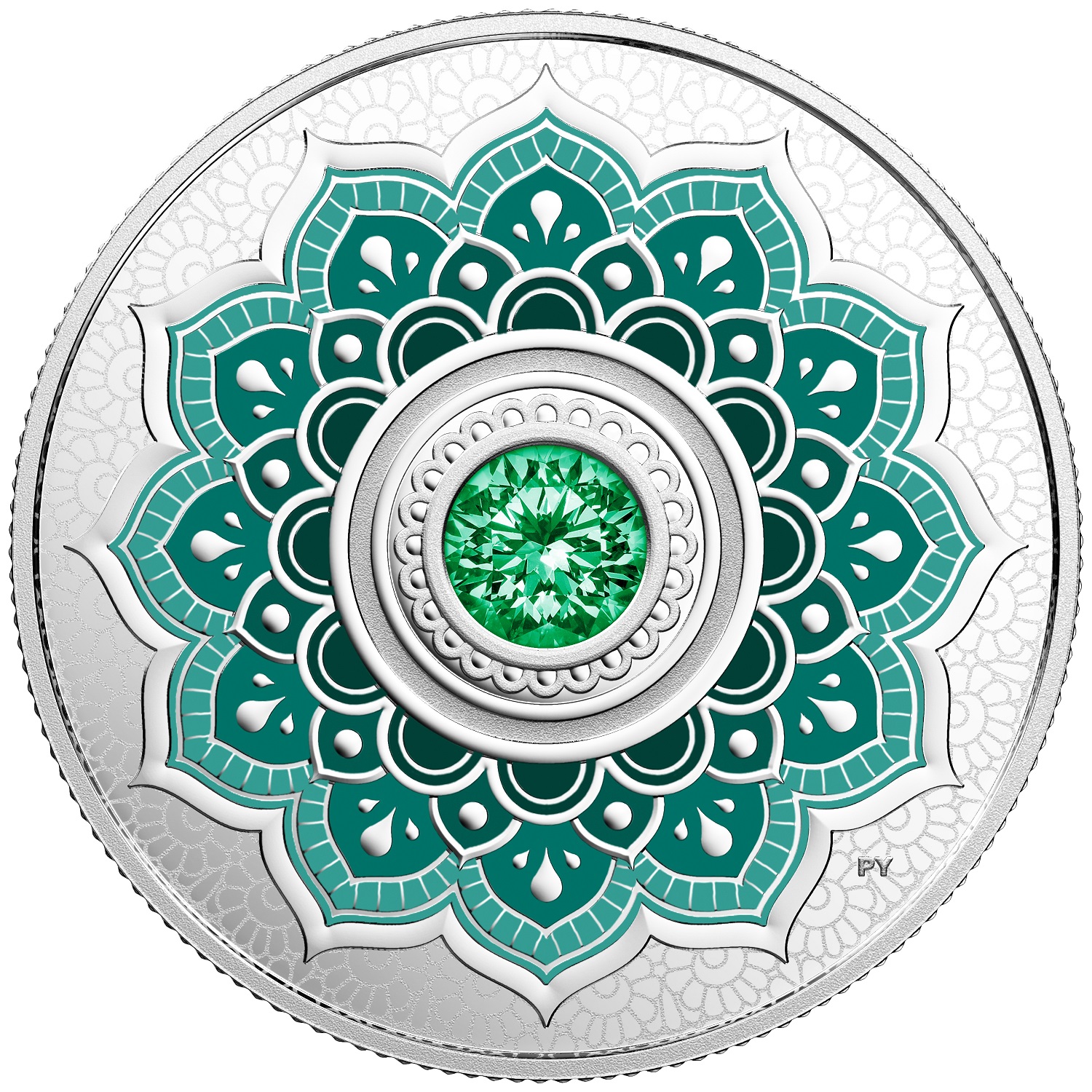 2018 $5 FINE SILVER COIN BIRTHSTONES: MAY