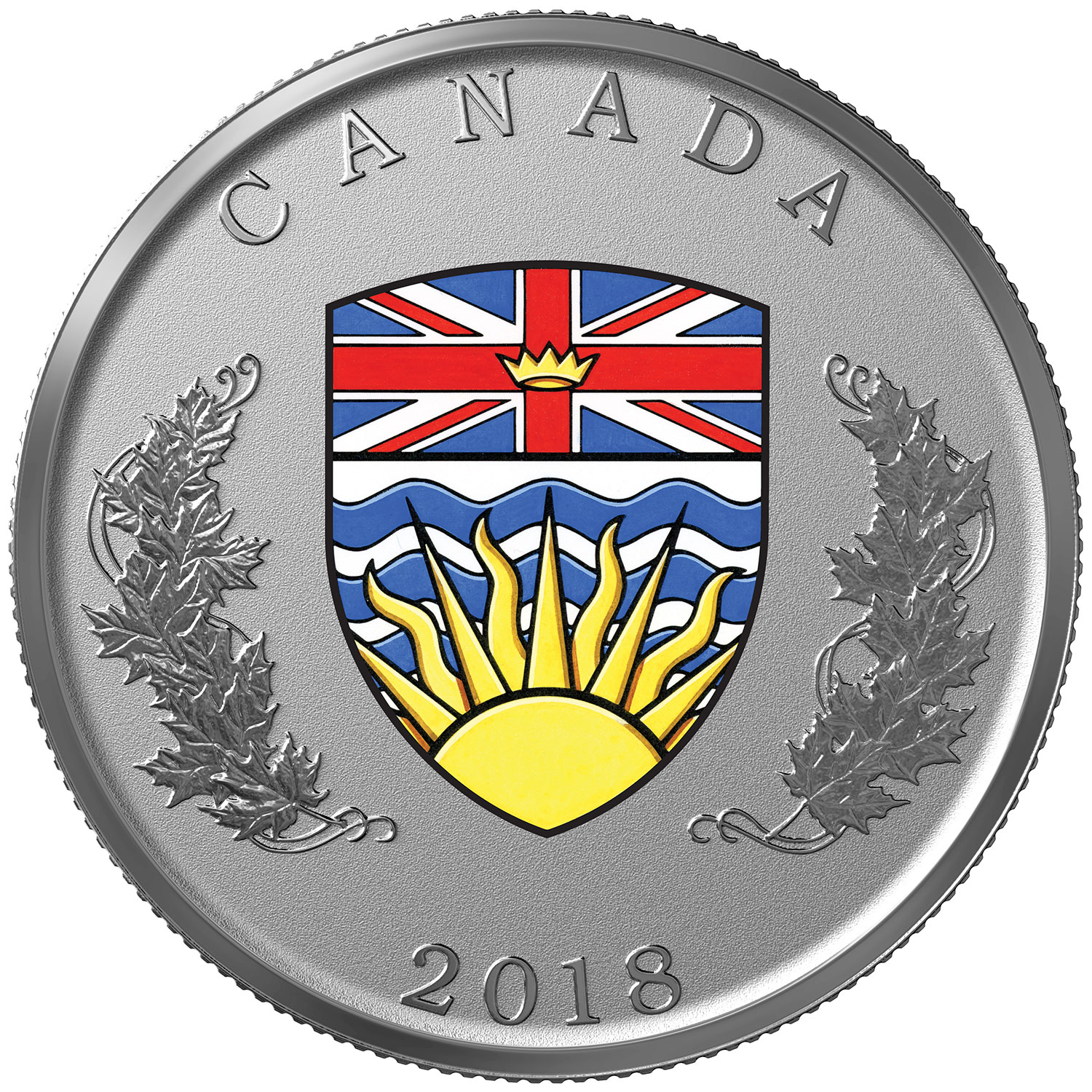2018 FINE SILVER 14-COIN SET HERALDIC EMBLEMS OF CANADA - Image 3