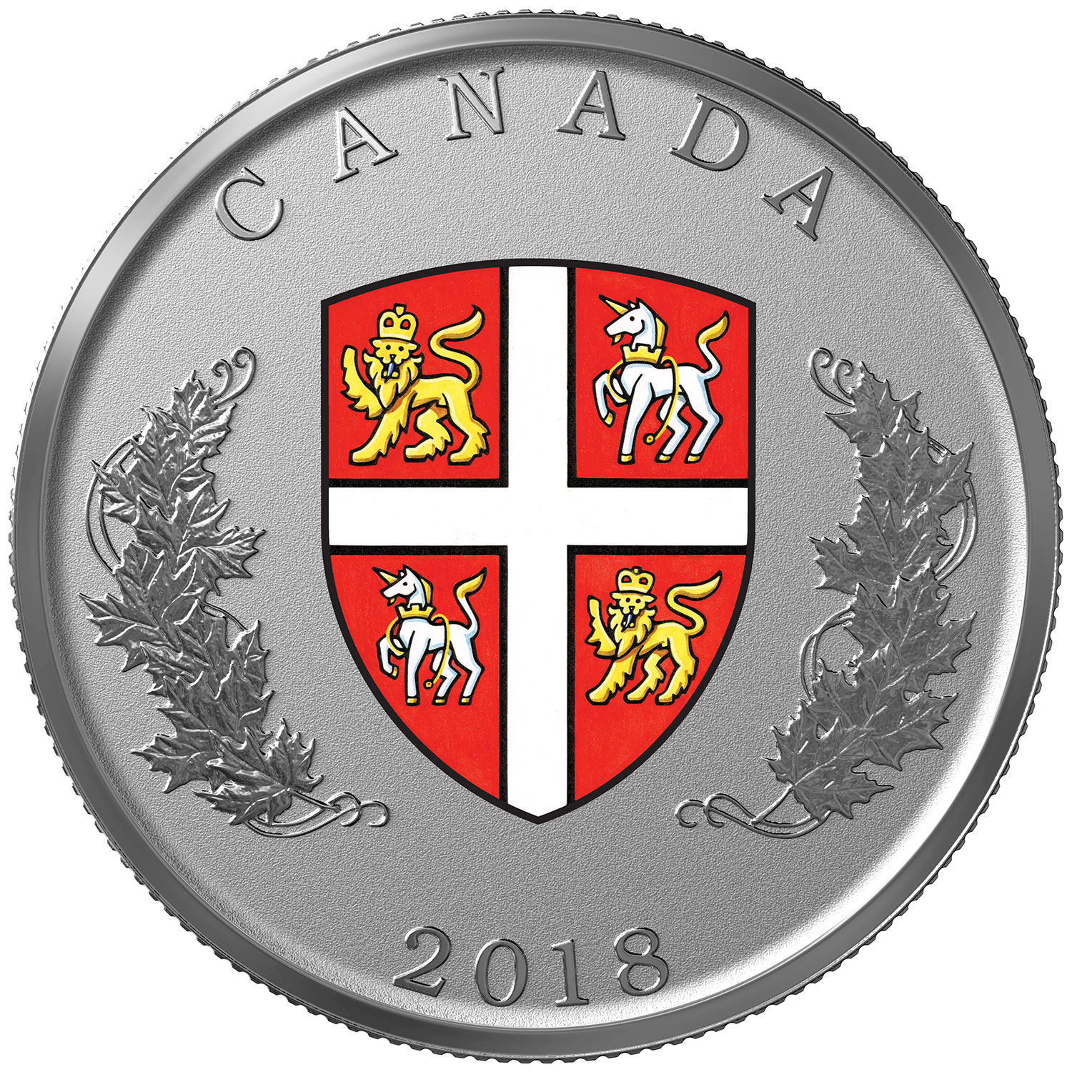 2018 FINE SILVER 14-COIN SET HERALDIC EMBLEMS OF CANADA - Image 7
