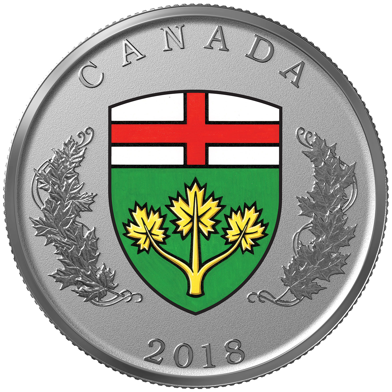 2018 FINE SILVER 14-COIN SET HERALDIC EMBLEMS OF CANADA - Image 12