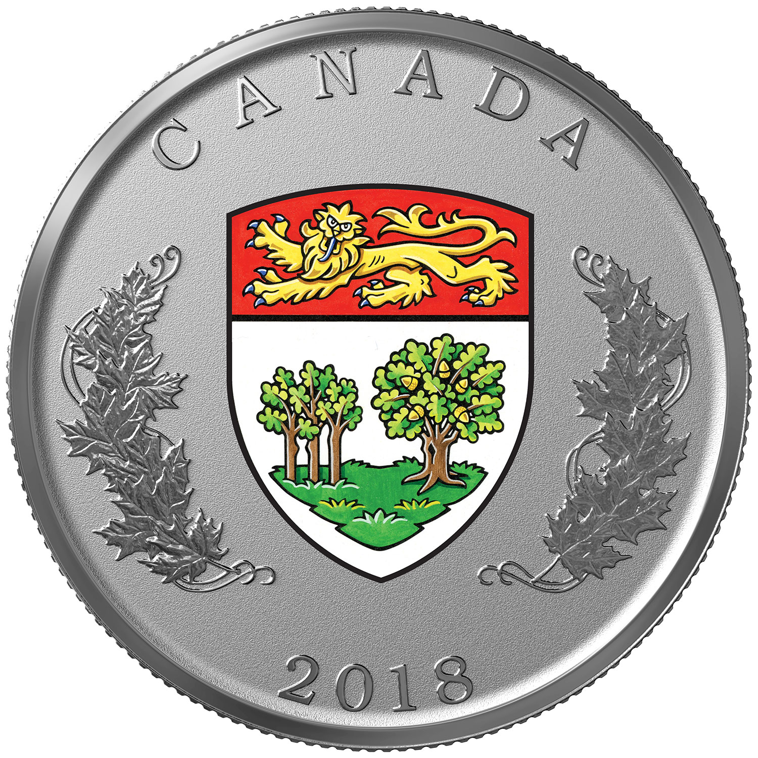 2018 FINE SILVER 14-COIN SET HERALDIC EMBLEMS OF CANADA - Image 13