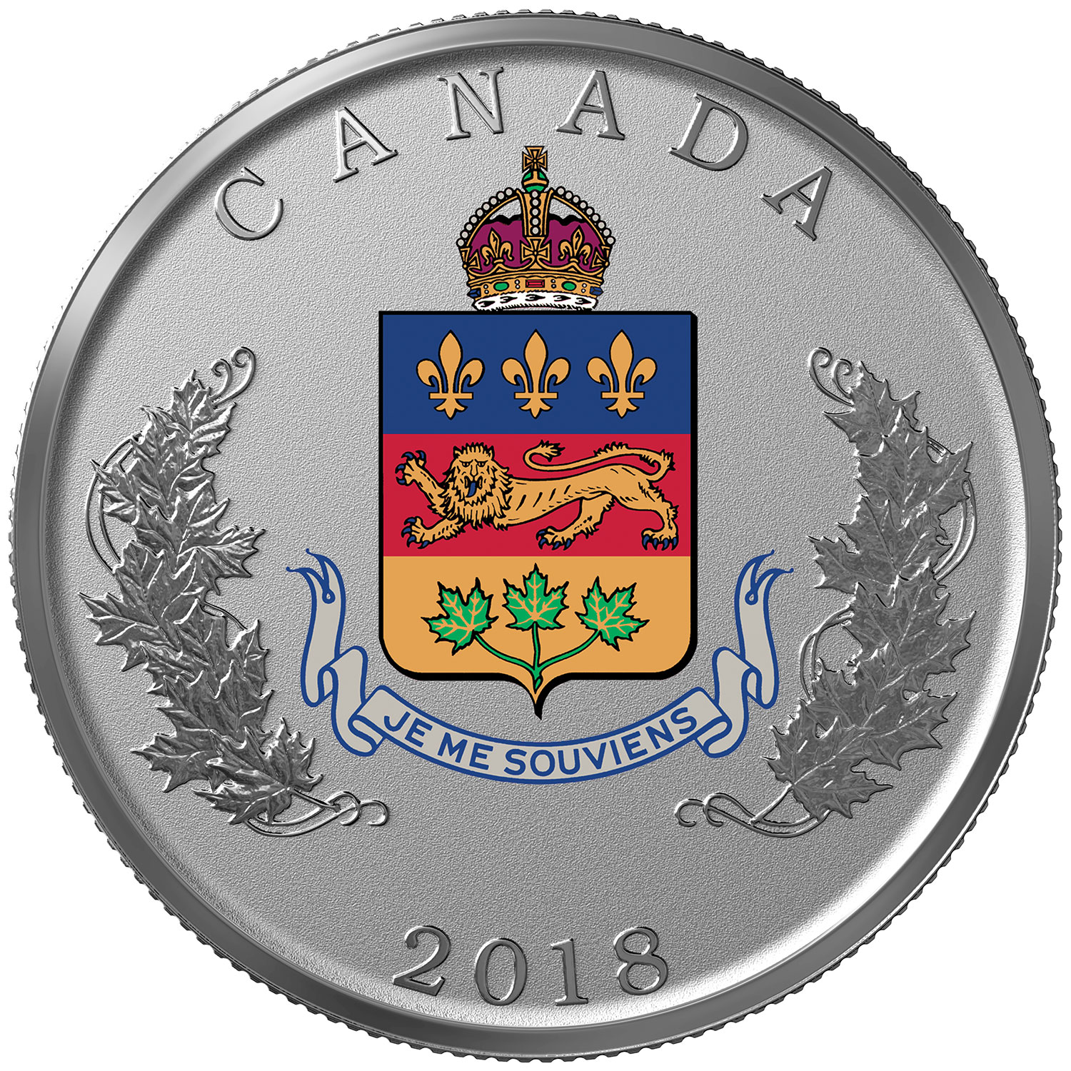 2018 FINE SILVER 14-COIN SET HERALDIC EMBLEMS OF CANADA - Image 14