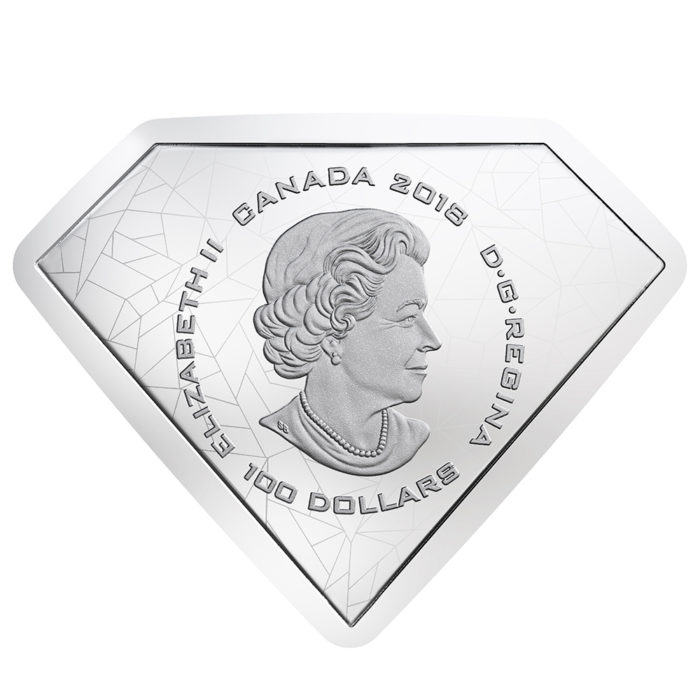 2018 $100 FINE SILVER COIN - THE BRONZE AGE OF DC COMICS - Image 2