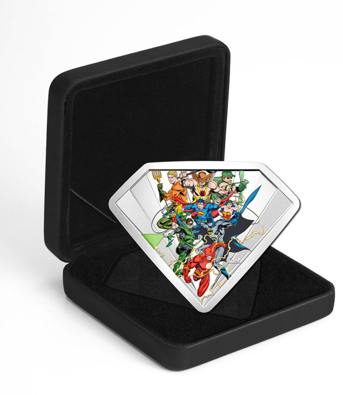 2018 $100 FINE SILVER COIN - THE BRONZE AGE OF DC COMICS - Image 3