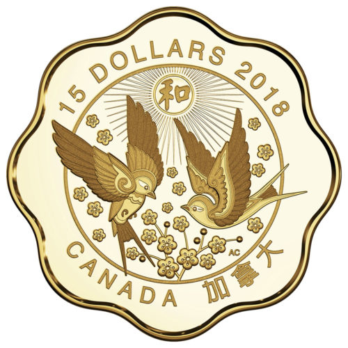 2018 $15 FINE SILVER COIN BLESSINGS OF HARMONY