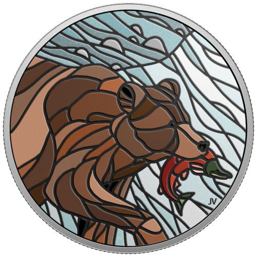 2018 $20 FINE SILVER COIN CANADIAN MOSAICS