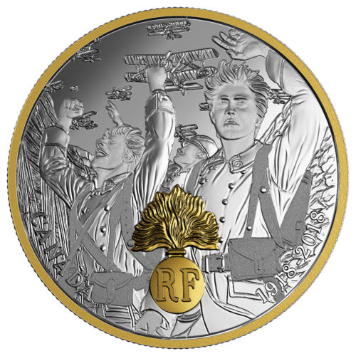 2018 $20 Fine Silver Coin - First World War Allied Forces: France