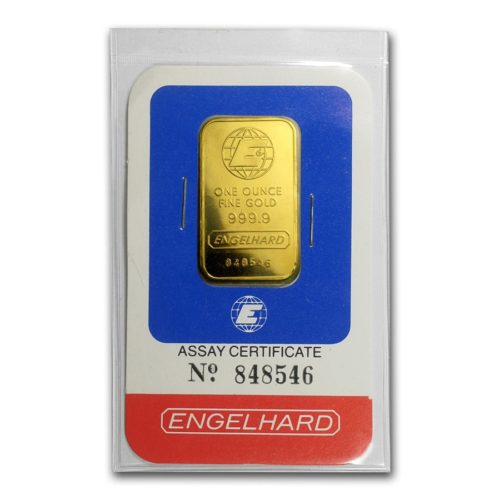1 Oz Engelhard Gold Bar