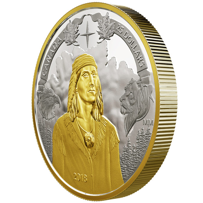 2018 $25 FINE SILVER PIEDFORT 250TH ANNIVERSARY OF TECUMSEH’S BIRTH - Image 3