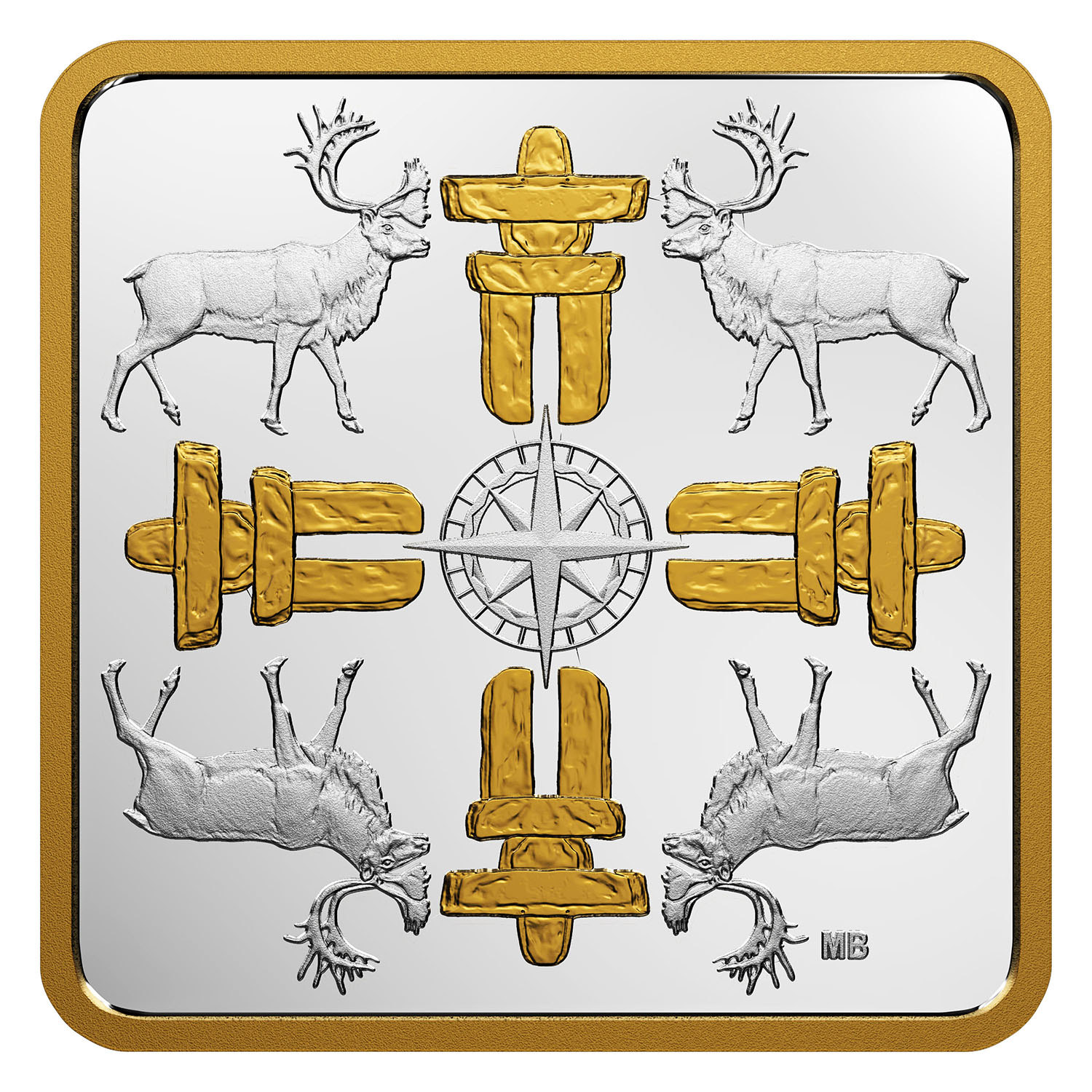 2018 $3 FINE SILVER COIN - CANADIAN COASTS TRUE NORTH