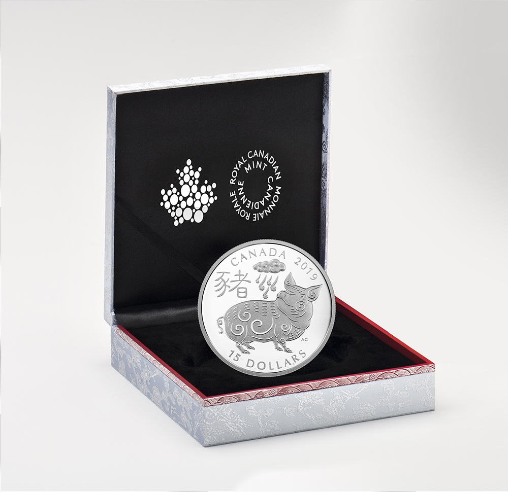 入手困難　JOLLY SILVER PIG 2019 Silver Coin Buy 1 kg Silver Coin - Lunar - Year of the Pig - 2019