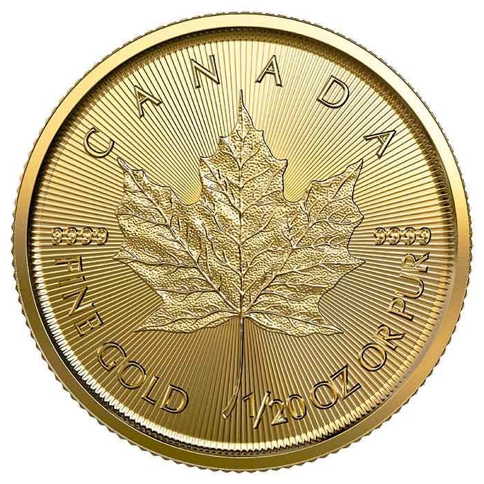 2019 1/20 Oz Maple Leaf Gold Coin - Bullion Mart