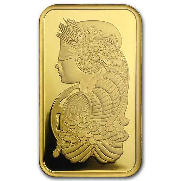 BOSS　FORTUNA LADY　INGOT 1g VERSACE BOSS FORTUNA LADY INGOT 1g VERSACE 1 OZ Gold Bar PAMP Suisse