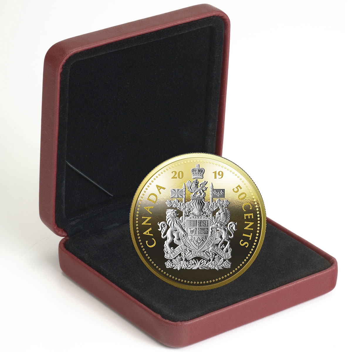 2019 5-OUNCE FINE SILVER COIN - BIG COIN SERIES: 50-CENT