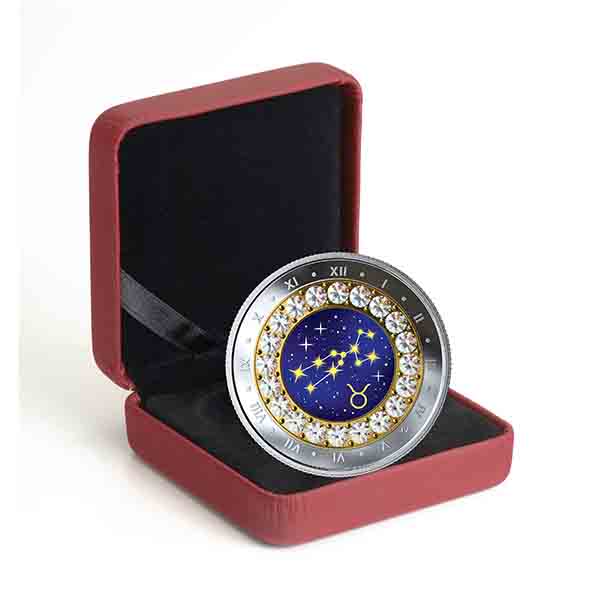 2019 $5 FINE SILVER COIN ZODIAC SERIES: TAURUS - Image 4