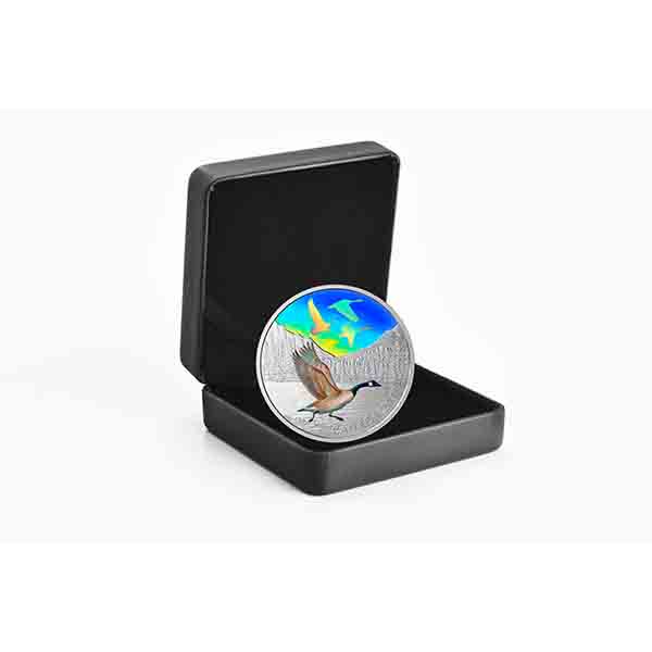 2019 $30 Fine Silver Coin – Majestic Birds in Motion: Canada Geese - Image 4