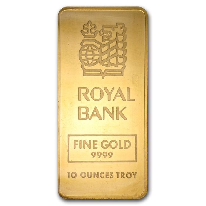 10 oz Gold Bar - Johnson Matthey (Royal Bank of Canada)