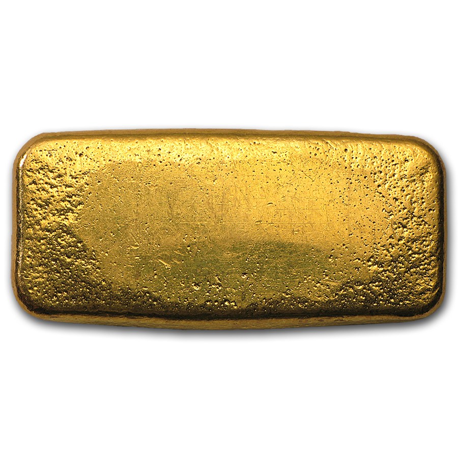2 Oz Engelhard Gold Pouring Bar Bullion Mart