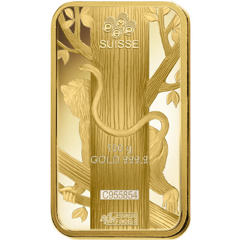 100 gram PAMP Suisse Monkey Bar 2016 - Image 4