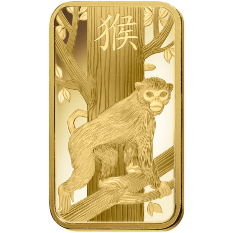 100 gram PAMP Suisse Monkey Bar 2016 - Bullion Mart