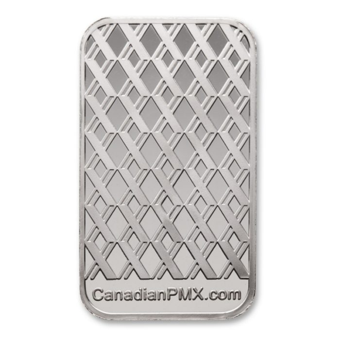 1 oz Canadian PMX Corp Silver Bar - Image 3