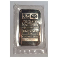 1 oz Silver Bar Johnson Matthey TD Bank - Bullion Mart