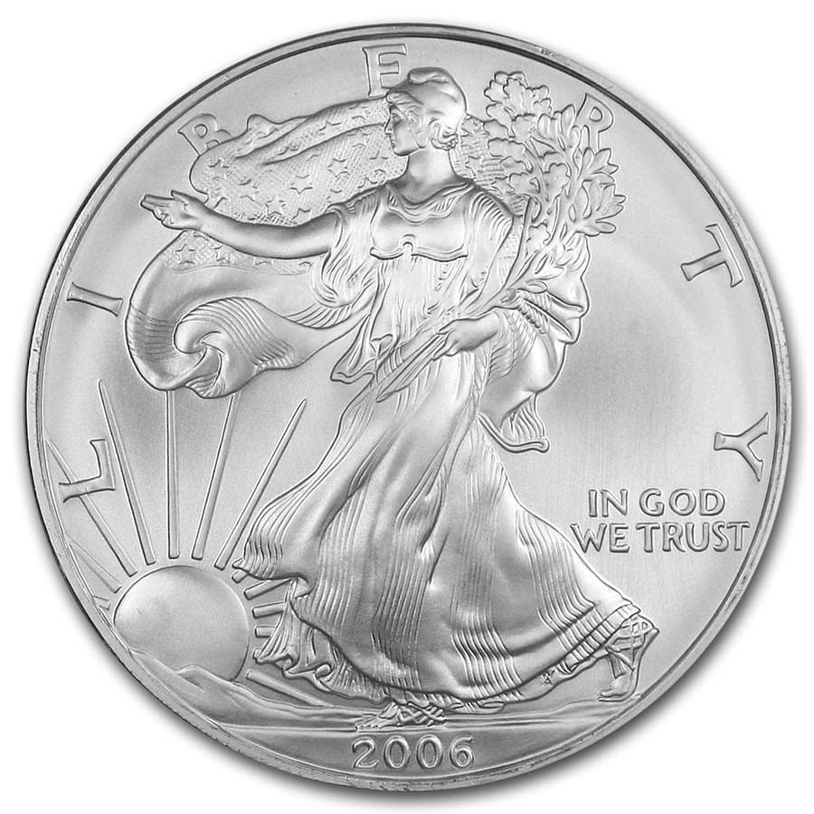 2006 1 oz Silver American Eagle BU - Bullion Mart