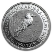 2015 Australia 1 oz Silver Kookaburra Bullion Coin - Bullion Mart