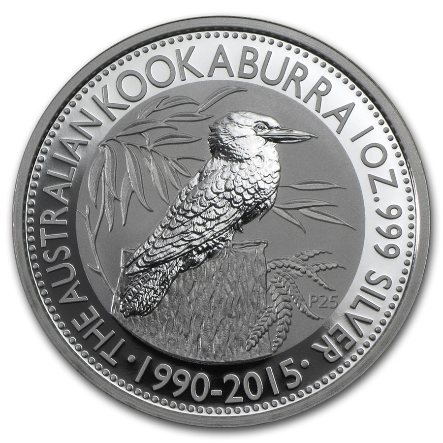 2015 Australia 1 oz Silver Kookaburra Bullion Coin - Bullion