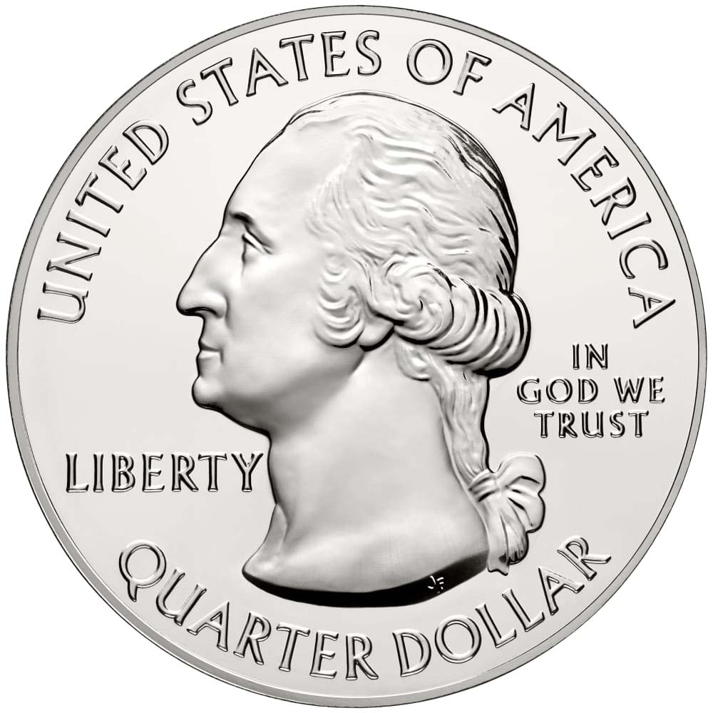 5 oz Pure Silver 0.999 USA ATB Olympic Liberty Washington Coin - Image 2