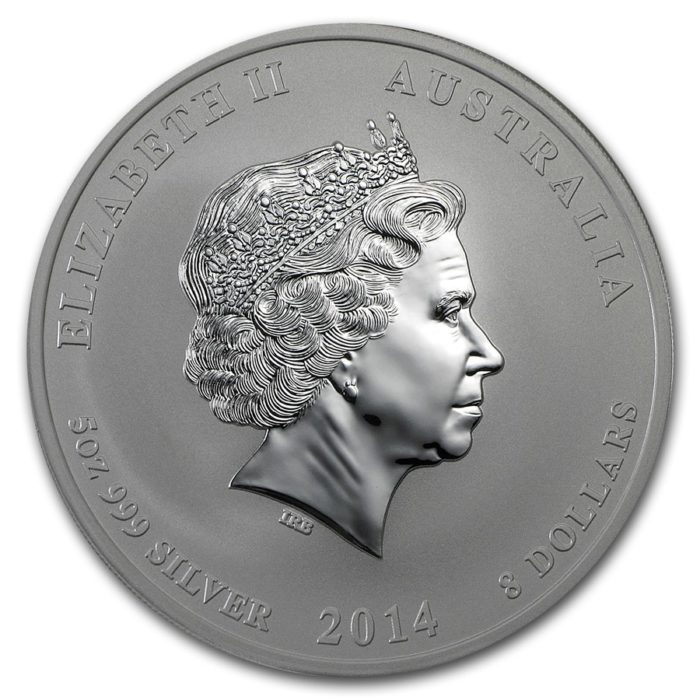 5 oz Silver Australian Year of the Horse Coin 2014 - Image 2