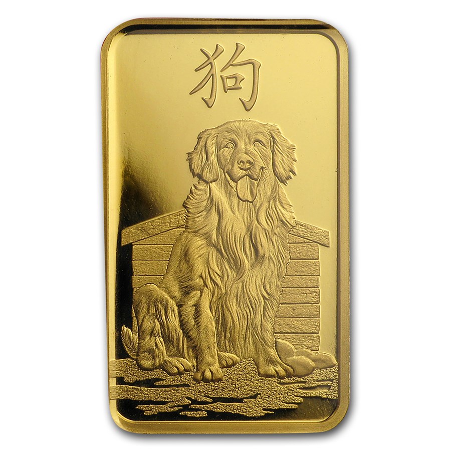 5 gram Gold Bar - PAMP Suisse Year of the Dog (In Assay) - Image 4