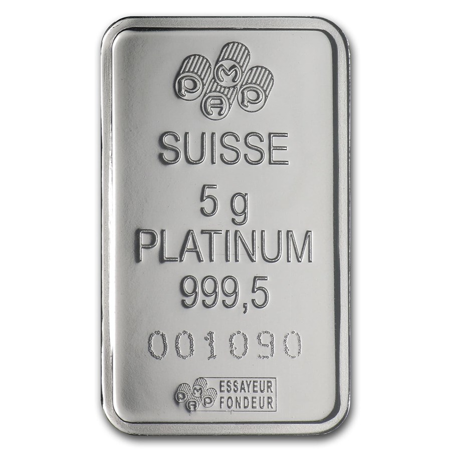 5 gram Platinum Bar - PAMP Suisse (In Assay) - Image 4