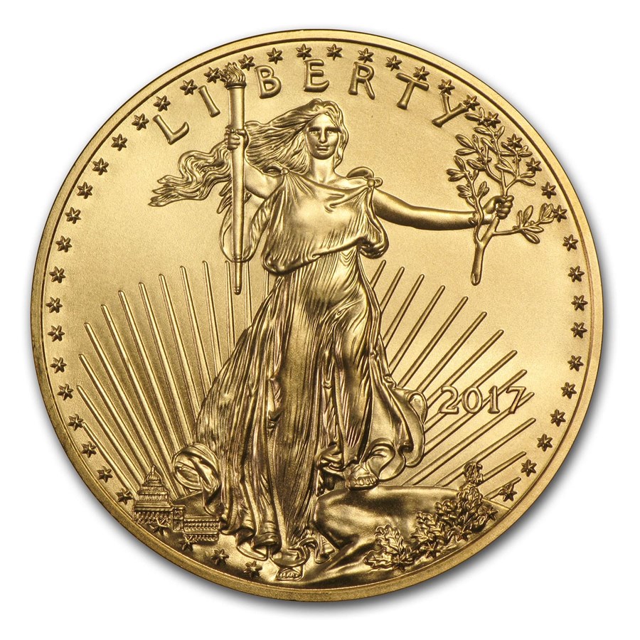 2017 1 oz American Eagle Gold 0.9167 Coin