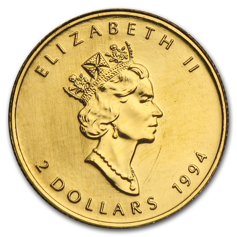 1994 Canadian 1/15 oz Gold Maple Coin - Image 2