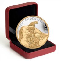 2014 $20 1 oz. Fine Silver Coin - Nanaboozhoo and the Thunderbird