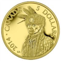 2014 $5 Pure Gold Coin - Portrait of Nanaboozhoo [132390