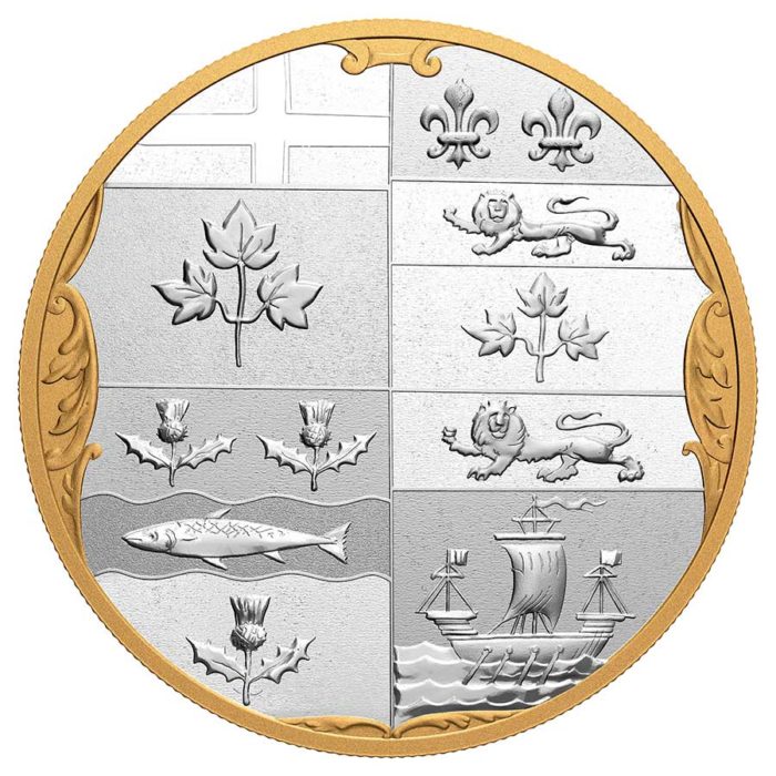 2020 $100 Pure Silver Coin - Archival Treasures: The Armorial Bearings of The Dominion of Canada [177496]