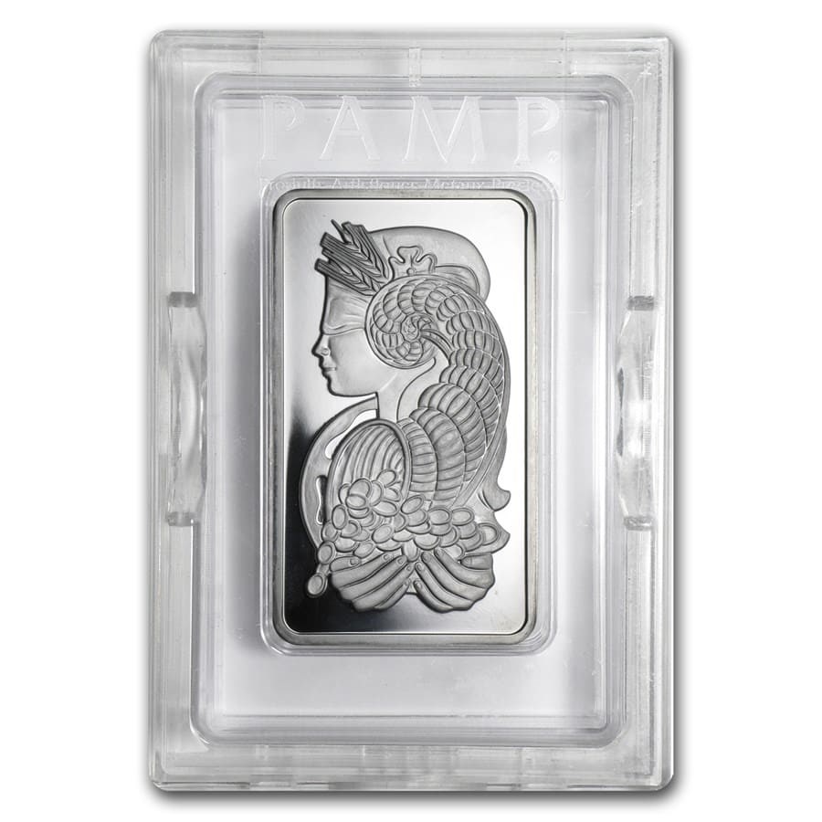 5 oz Platinum Bar - PAMP Suisse