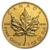 1 Oz Gold Maple Leaf Coin .9999 (Random Year)