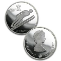 1988 Canada 10-Coin Silver $20 Calgary Olympics Commemorative