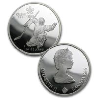 1988 Canada 10-Coin Silver $20 Calgary Olympics Commemorative